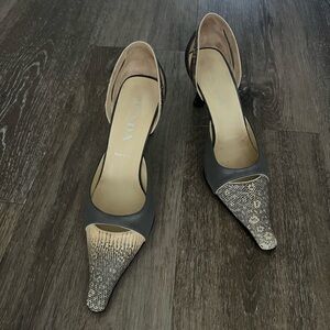 Beautiful pair of Prada kitten heels; EUC. Size 37/7.